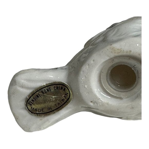 VTG Pair Bone China Brown Sparrow Birds Salt and Pepper Shaker Set 1980s Taiwan - Picture 7 of 9